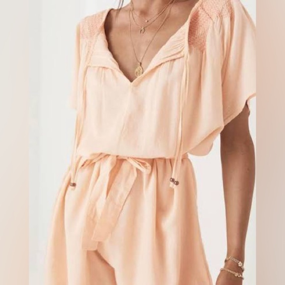 AMIRA SMOCK ROMPER - Picture 2 of 8
